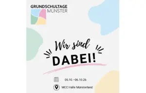 Wir sind dabei! Grundschultage Münster 2026